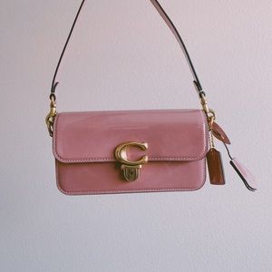 Coach Patent Leather Studio Baguette